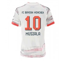 Bayern Munich Jamal Musiala #10 Koszulka Wyjazdowa damskie 2025-26 Krótki Rękaw